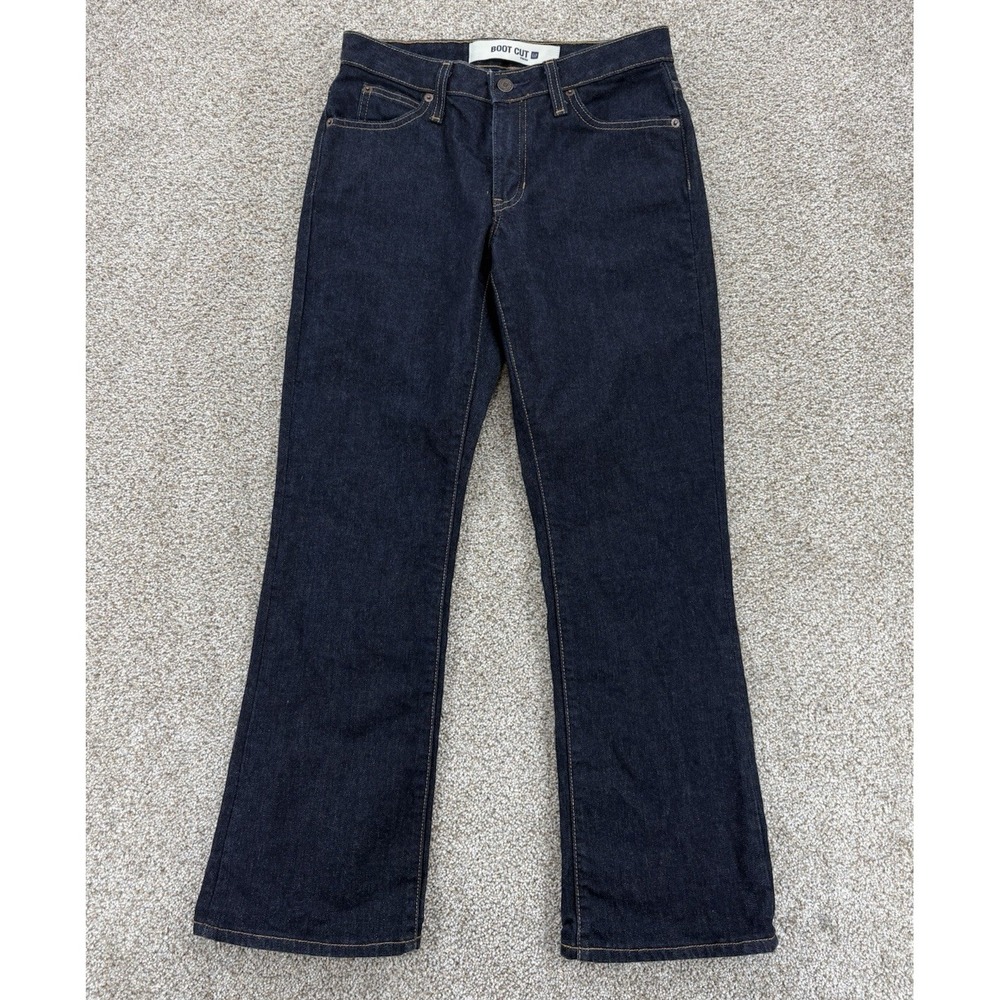 Vintage GAP Bootcut‎ Ankle Jeans Women's Size 2 Blue Dark Wash Stretch Y2K 2000s